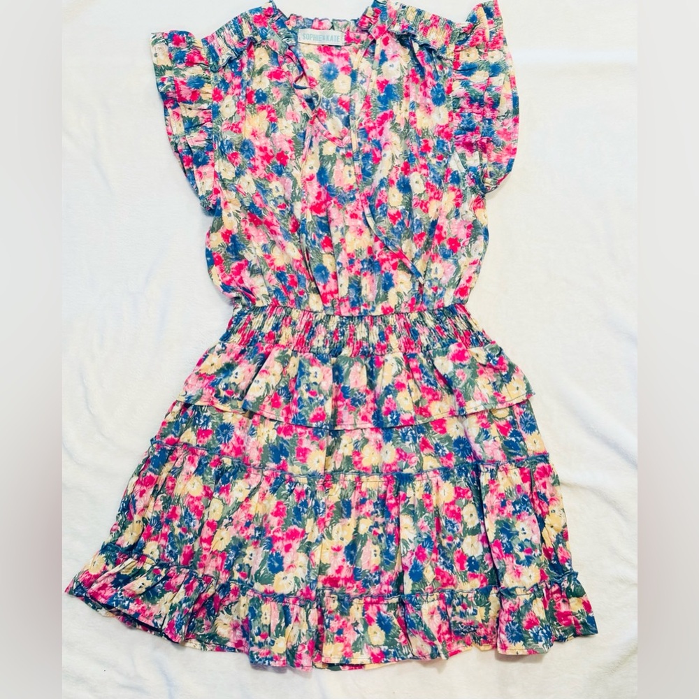 Sophie & Kate dress - smocked waist Sz Small